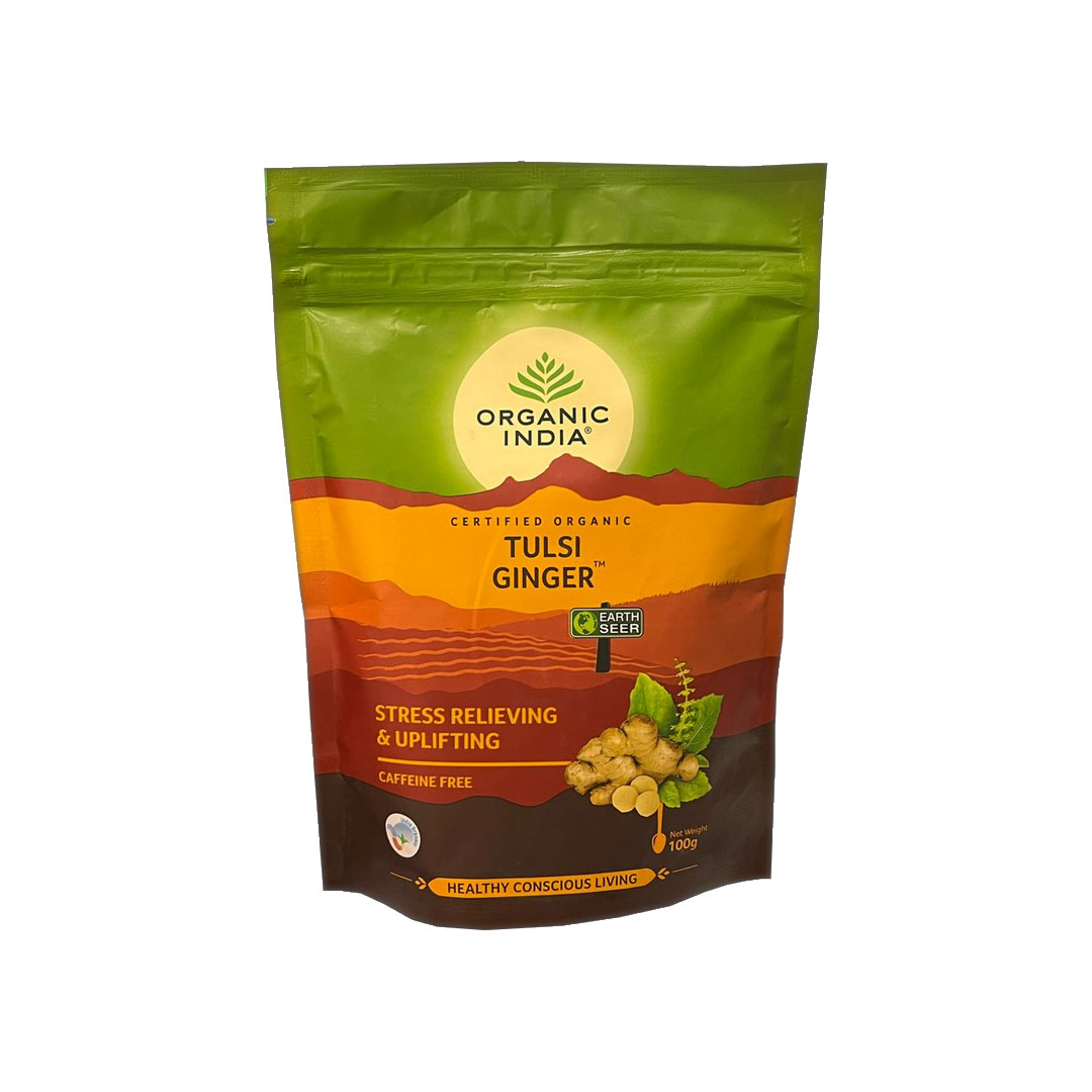 Чай Тулси с имбирём Organic India, 100 г - чай