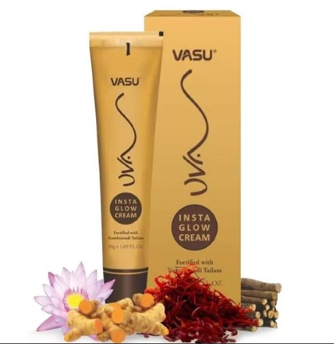 Омолаживающий крем для лица Кумкумади Insta Glow Vasu, 50 г - для кожи
