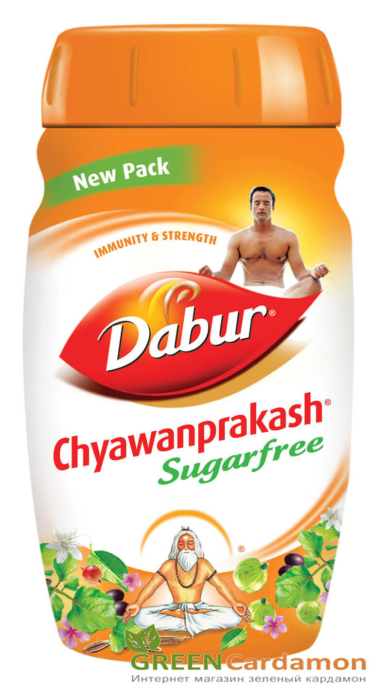 Чаванпраш без сахара Dabur, 500 г - иммунитет